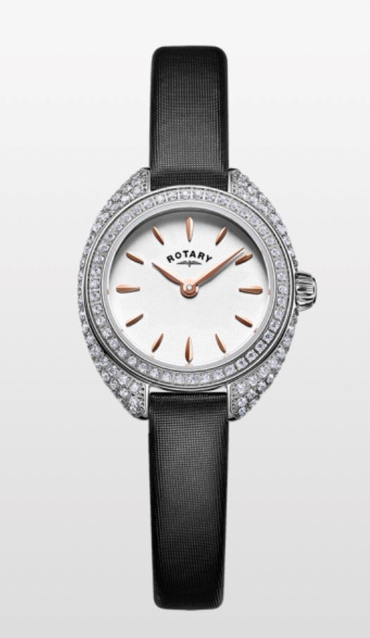 Rotary crystal ladies discount watch