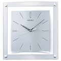 SEIKO - Timeless Metallic Silver-tone Quiet Sweep Wall Clock