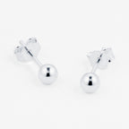 5mm Silver Ball Stud Earrings