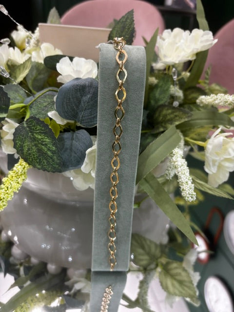 9ct Yellow Gold Fancy Link Bracelet