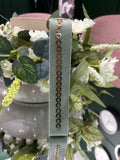 9ct Yellow Gold Square Link Bracelet