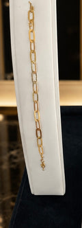 9ct Yellow Gold Oval Link Bracelet