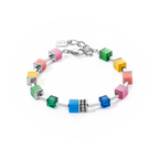 Coeur-de-Lion GeoCUBE® Iconic Pure Rainbow Bracelet