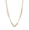 9ct Yellow Gold Trio Oval Link Necklace