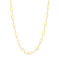 9ct Yellow Gold open link necklace with twist