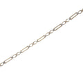 9ct Yellow and White Gold oblong and swirl pattern bracelet