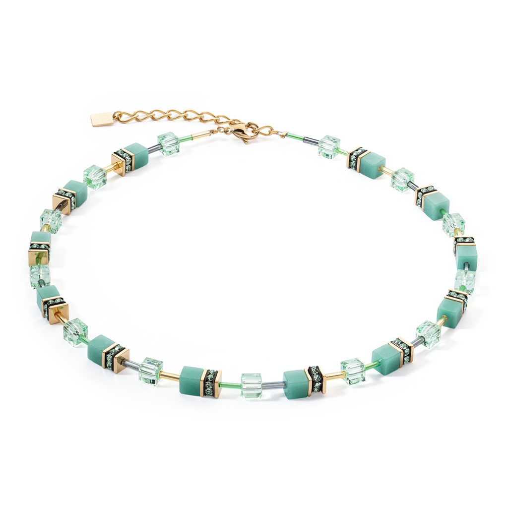Coeur-de-Lion GeoCUBE® Iconic Mono Gold necklace