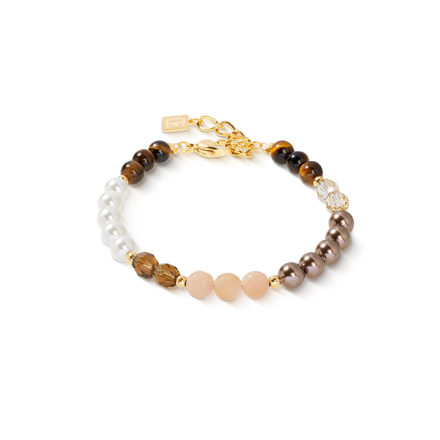 COEUR DE LION Bracelet Precious Elysia gold-brown