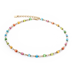 Coeur-de-Lion Mini Cubes & Pearls Mix necklace