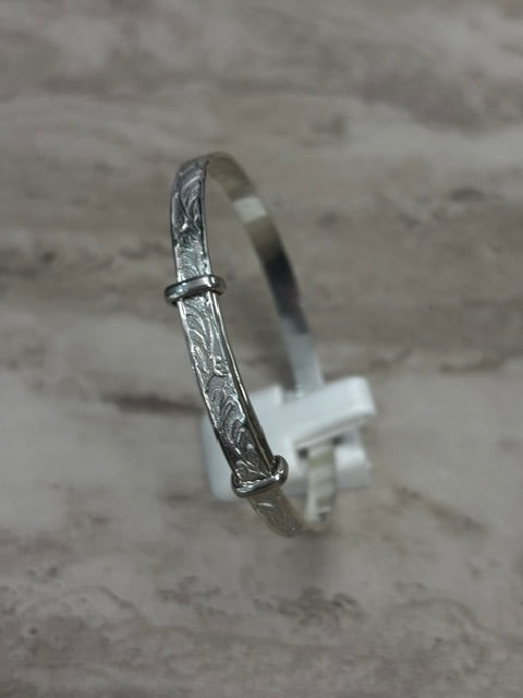 Christening Baby Expanding Bangle
