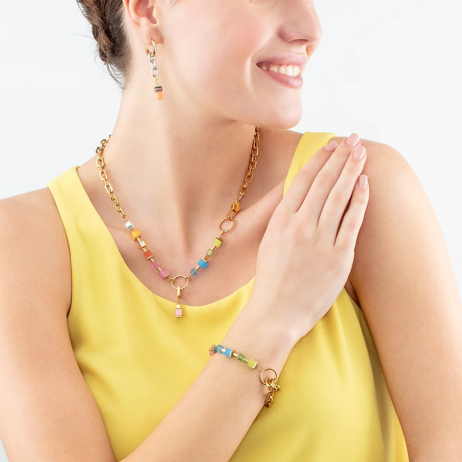 Coeur de Lion Cube Fusion Charm Bracelet