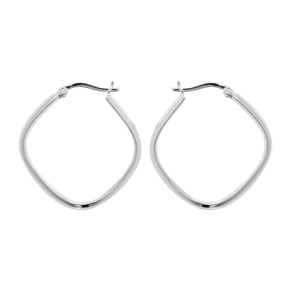 Silver Hoop Earrings