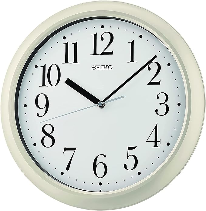 SEIKO - White Plastic Clock