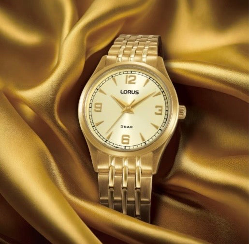 Lorus RG208ZX9 Champagne Coloured Dial ‘Pure Simplicity’ Ladies Watch