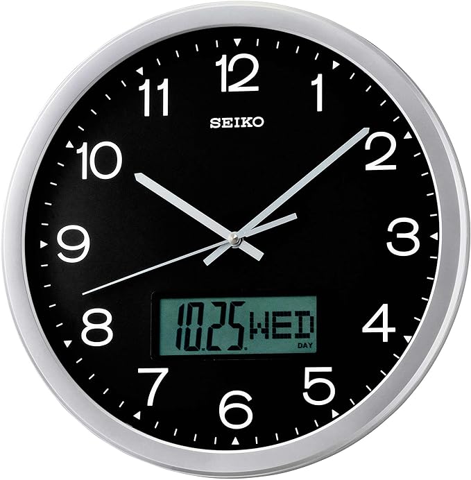 SEIKO - Motion Analogue Digital Wall Clock