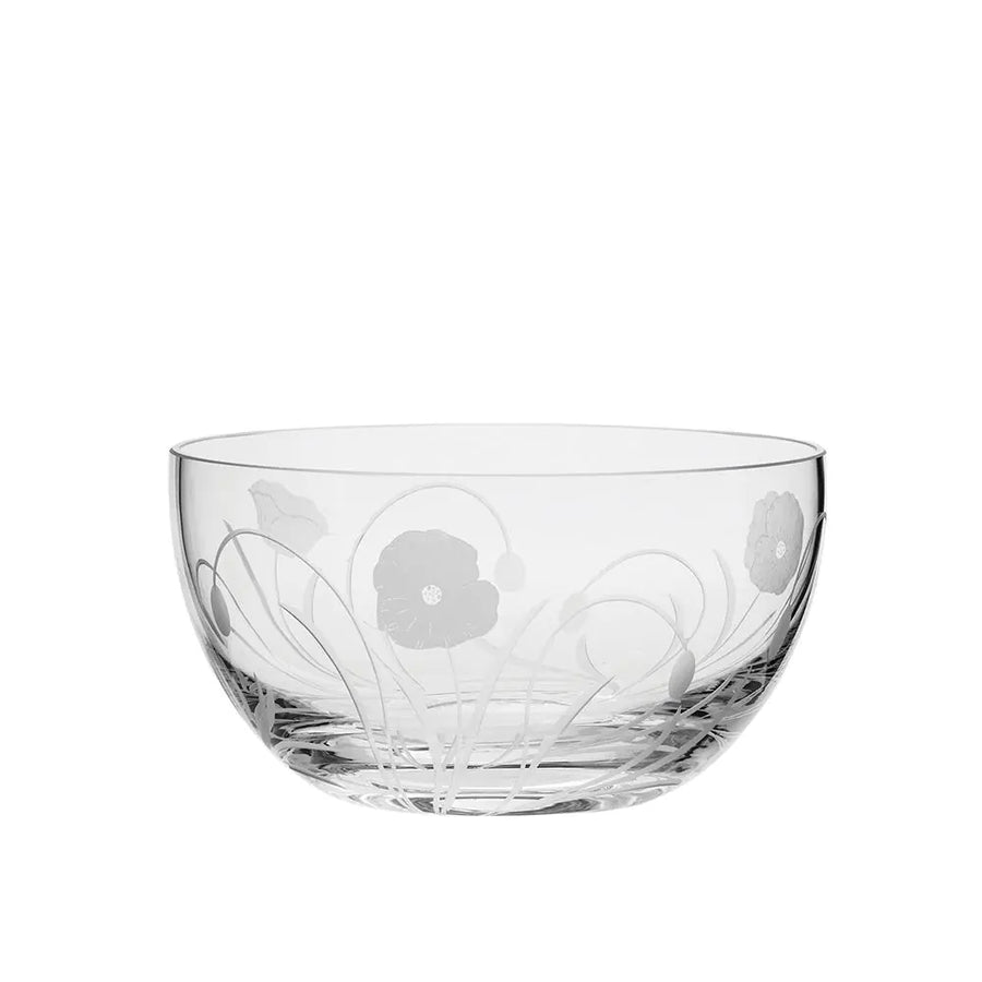 Poppy Field - Fruit Salad Bowl 190mm (Gift Boxed) | Royal Scot Crystal