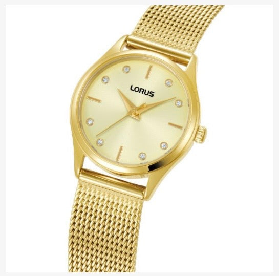 Lorus RG212ZX9 Champagne Coloured Dial ‘Balanced Minimalism’ womens watch