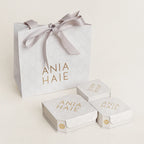 Ania Haie Ripple Joy Gold Green Stud Earrings
