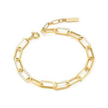 Ania Haie Zoom Gold Bold Chunky Chain Bracelet