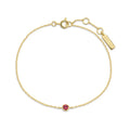 Ania Haie Glimmer Glow Gold Crimson Solitaire Bracelet