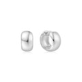Ania Haie - Silver Chubby Small Huggie Hoop Earrings