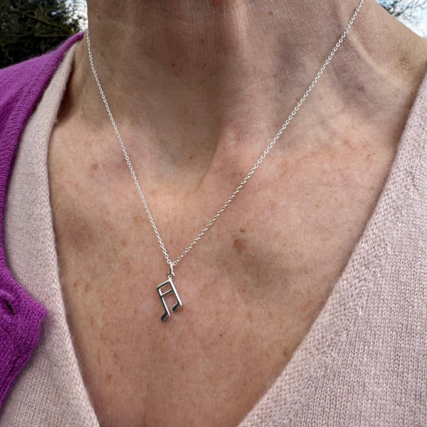Reeves & Reeves Music Note Necklace