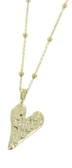 Reeves & Reeves Gold Plated Gorgeous Heart Necklace