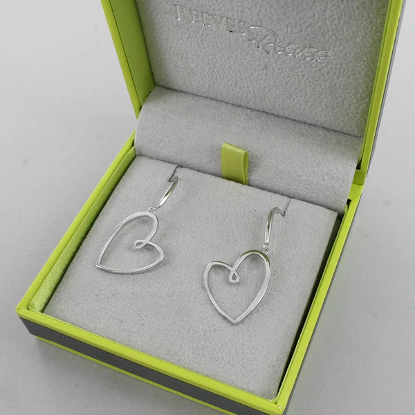 Reeves & Reeves Looped Heart Earrings