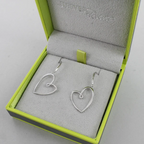 Reeves & Reeves Looped Heart Earrings