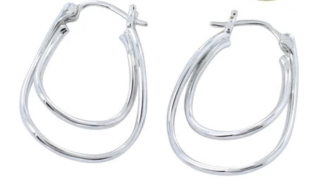 Reeves & Reeves Double Hoop Earrings