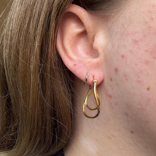 Reeves & Reeves Double Hoop Earrings