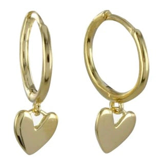 Reeves & Reeves Heart Drop Earrings