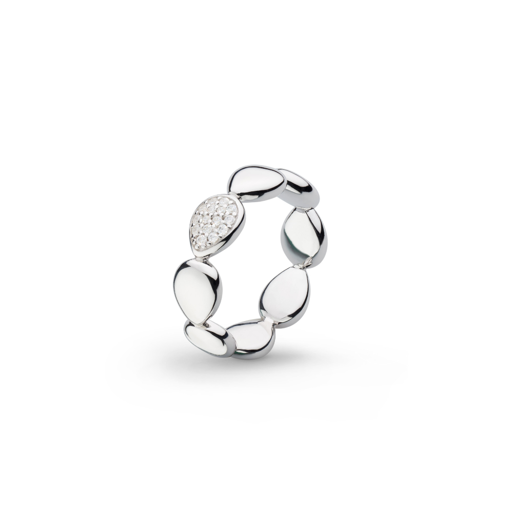 Kit Heath - Coast Pebble Glisten Pavé Ring