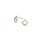 Kit Heath - Alicia Golden Petite Stud Earrings