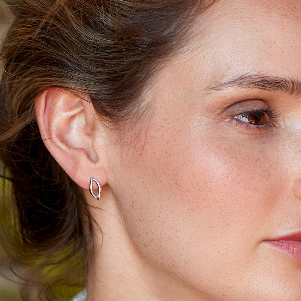 Kit Heath - Entwine Twine Link Stud Earrings