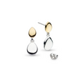 Kit Heath - Coast Pebble Golden Drop Earrings