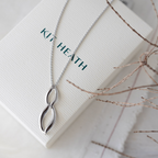 Kit Heath - Entwine Twine Link Duo Petite Necklace