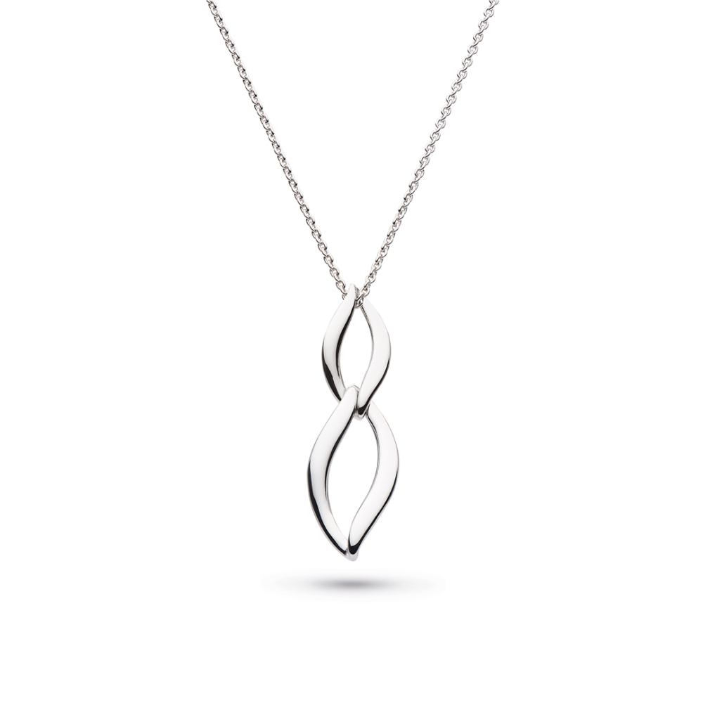 Kit Heath - Entwine Twine Link Duo Petite Necklace
