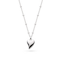 Kit Heath - Desire Kiss Midi Heart Ball Chain Necklace