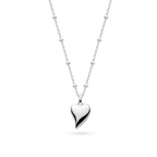 Kit Heath - Desire Kiss Midi Heart Ball Chain Necklace