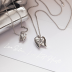 Kit Heath - Desire Love Duet Heart Necklace
