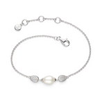 Kit Heath - Coast Pebble Glisten Pavé & Pearl Bracelet