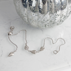 Kit Heath - Desire Kiss Precious Pavé Heart Triplet Slider Bracelet
