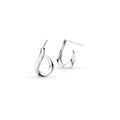 Kit Heath - Serenity Loop Semi Hoop Stud Earrings
