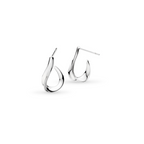Kit Heath - Serenity Loop Semi Hoop Stud Earrings