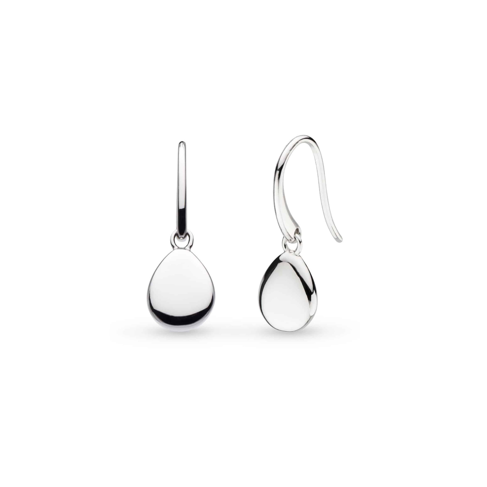 Kit Heath - Pebble Droplet Drop Earrings