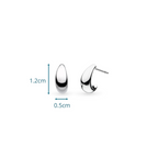 Kit Heath - Coast Pebble Smooth Hoop Earrings