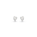 Kit Heath - Desire Cherish Precious Pavé Heart Stud Earrings