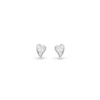 Kit Heath - Desire Cherish Precious Pavé Heart Stud Earrings