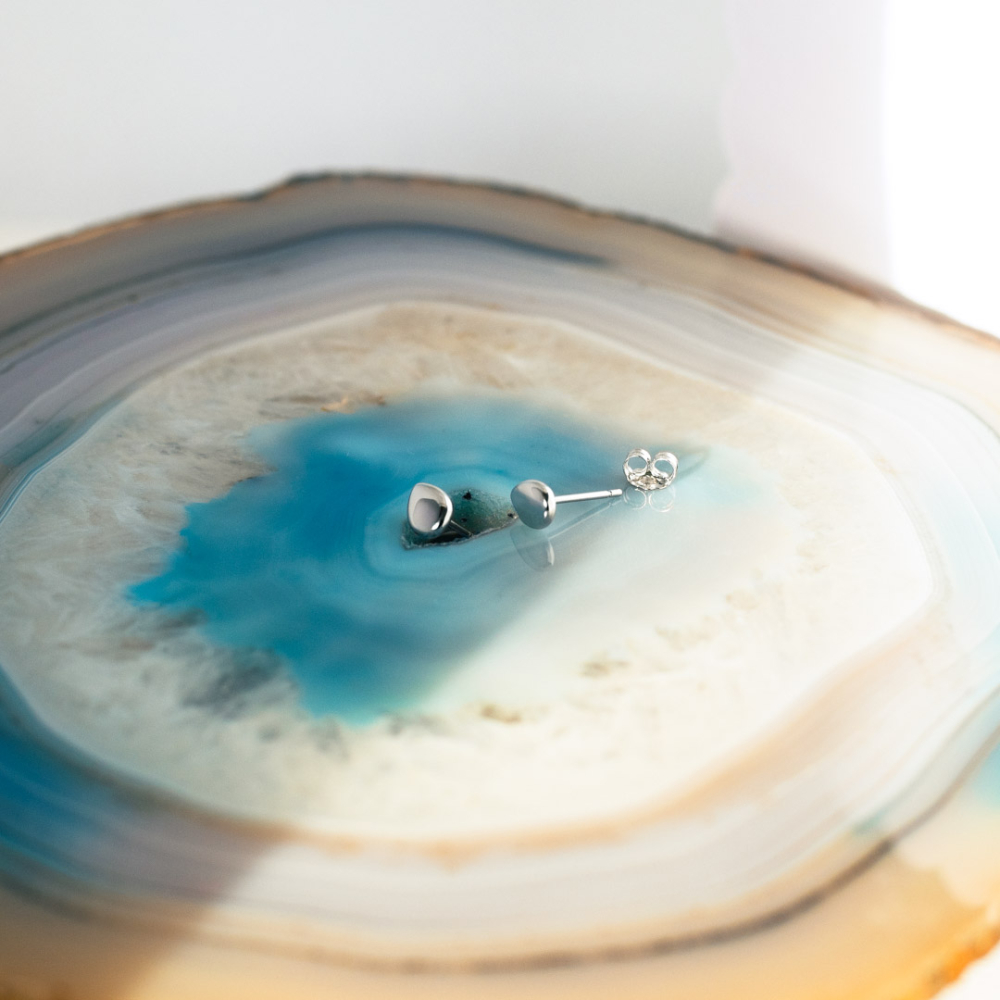 Kit Heath - Coast Pebble Mini Stud Earrings
